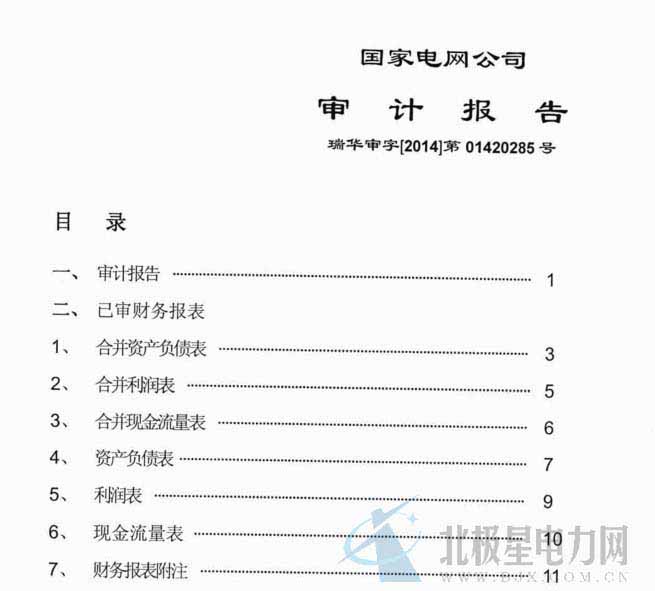 國(guó)家電網(wǎng)審計(jì)報(bào)告