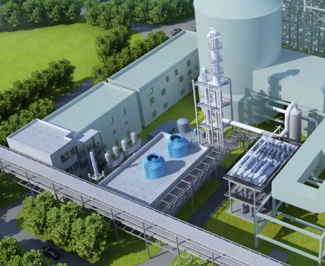 亞洲首個燃煤電廠碳捕集測試平臺項目開工了！