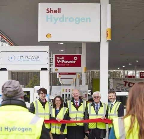 Shell和ITM Power開設(shè)英國首個“罩棚”氫氣站