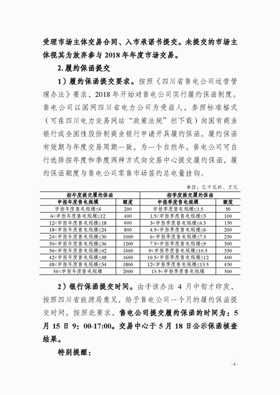四川2018年度電力直接交易1號(hào)公告：風(fēng)電、光伏、部分水電企業(yè)可參與直接交易