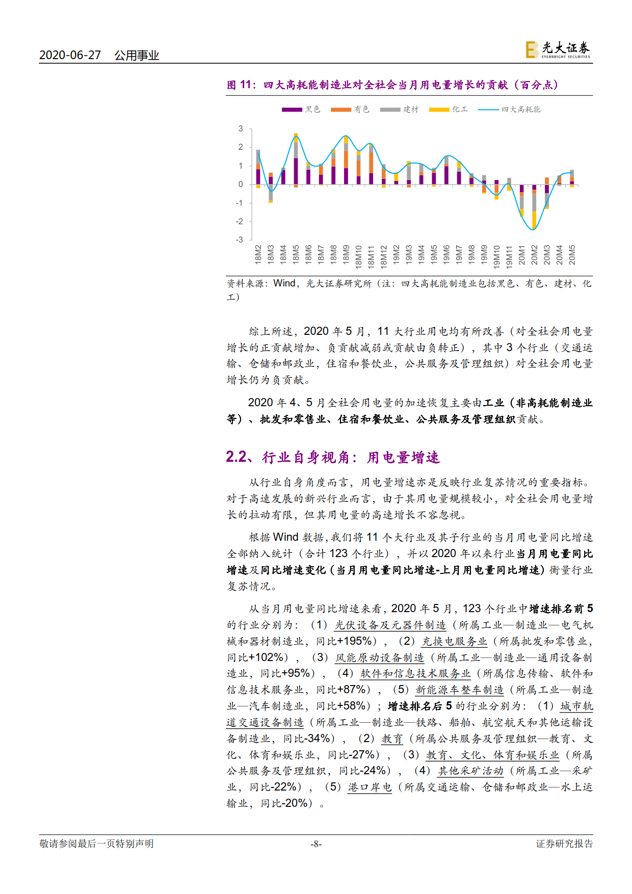 電力視角看復(fù)蘇：行業(yè)用電分化幾何？